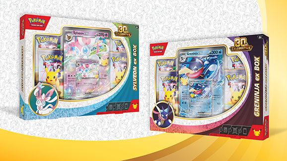 Pokemon 30th celebration EX box