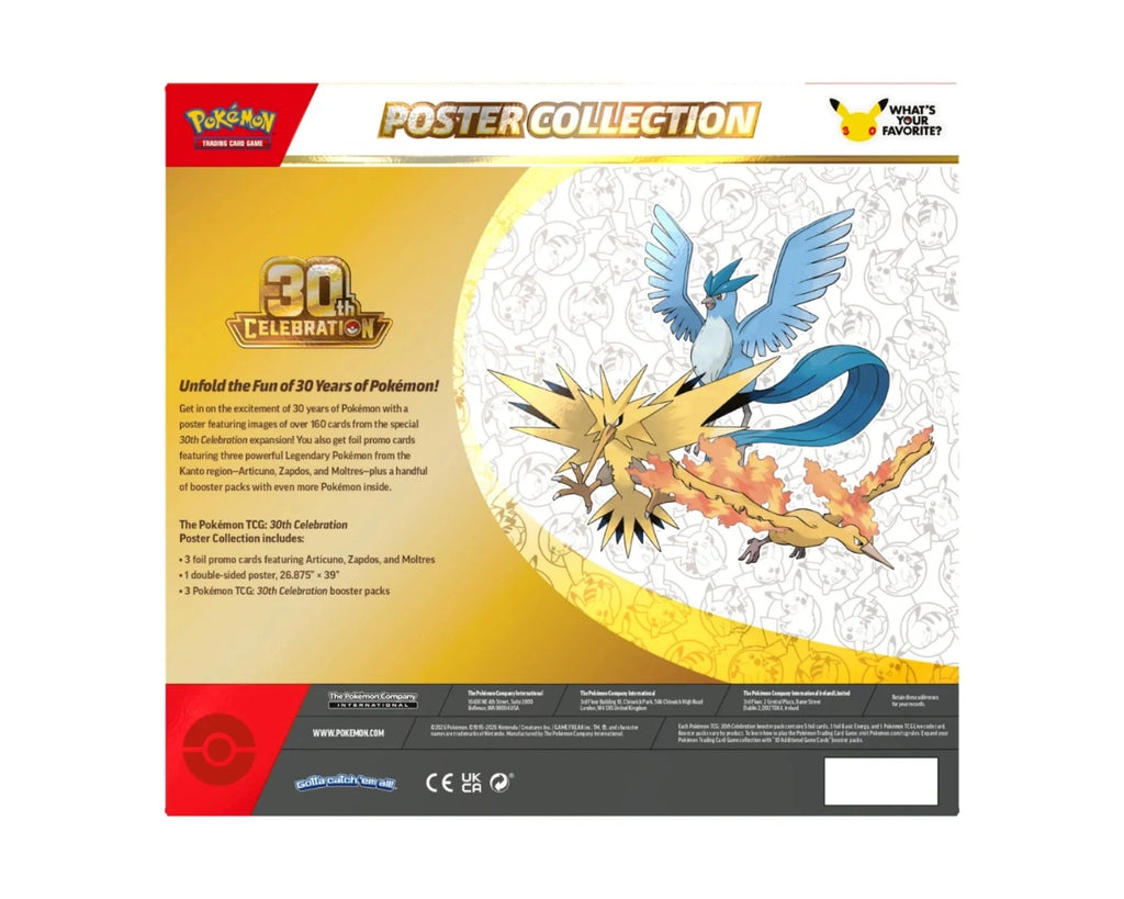 Pokemon 30th Celebration Poster Collection