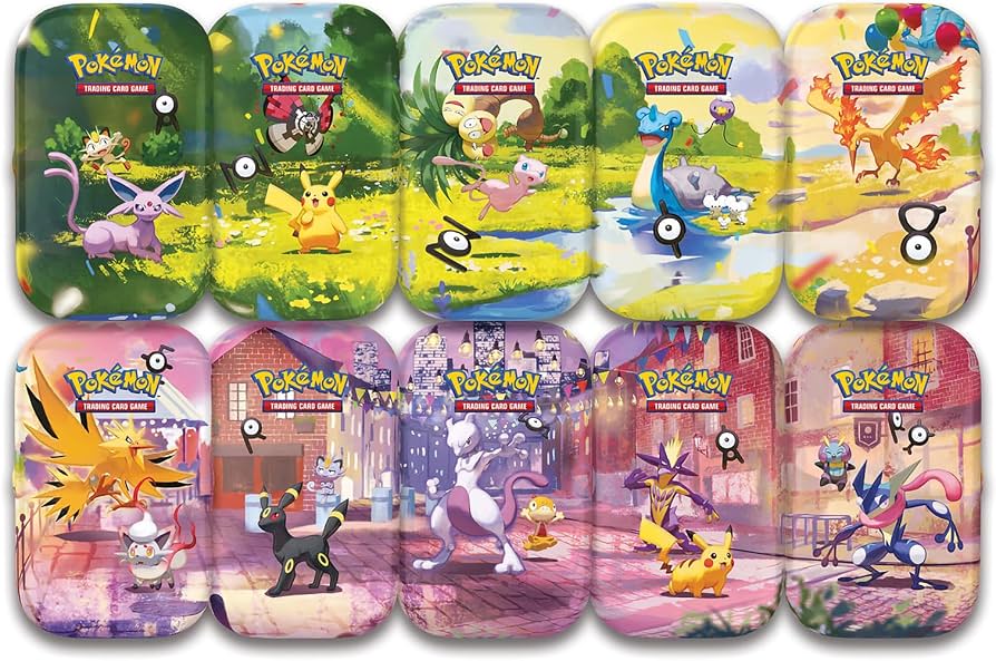 Pokemon 30th Mini Tin Display (10 Tins)