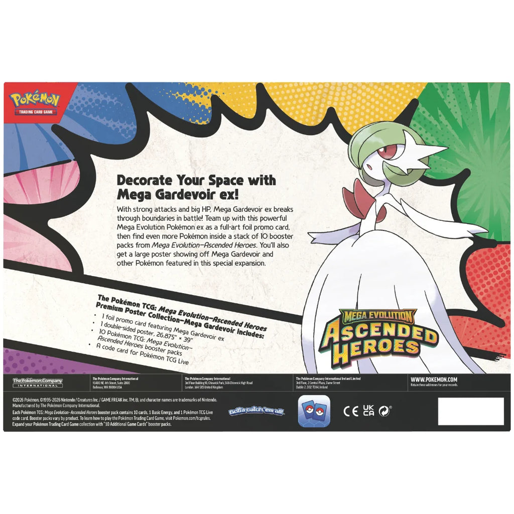 Pokemon Ascended Heroes Premium Poster Collection Gardevoir ex